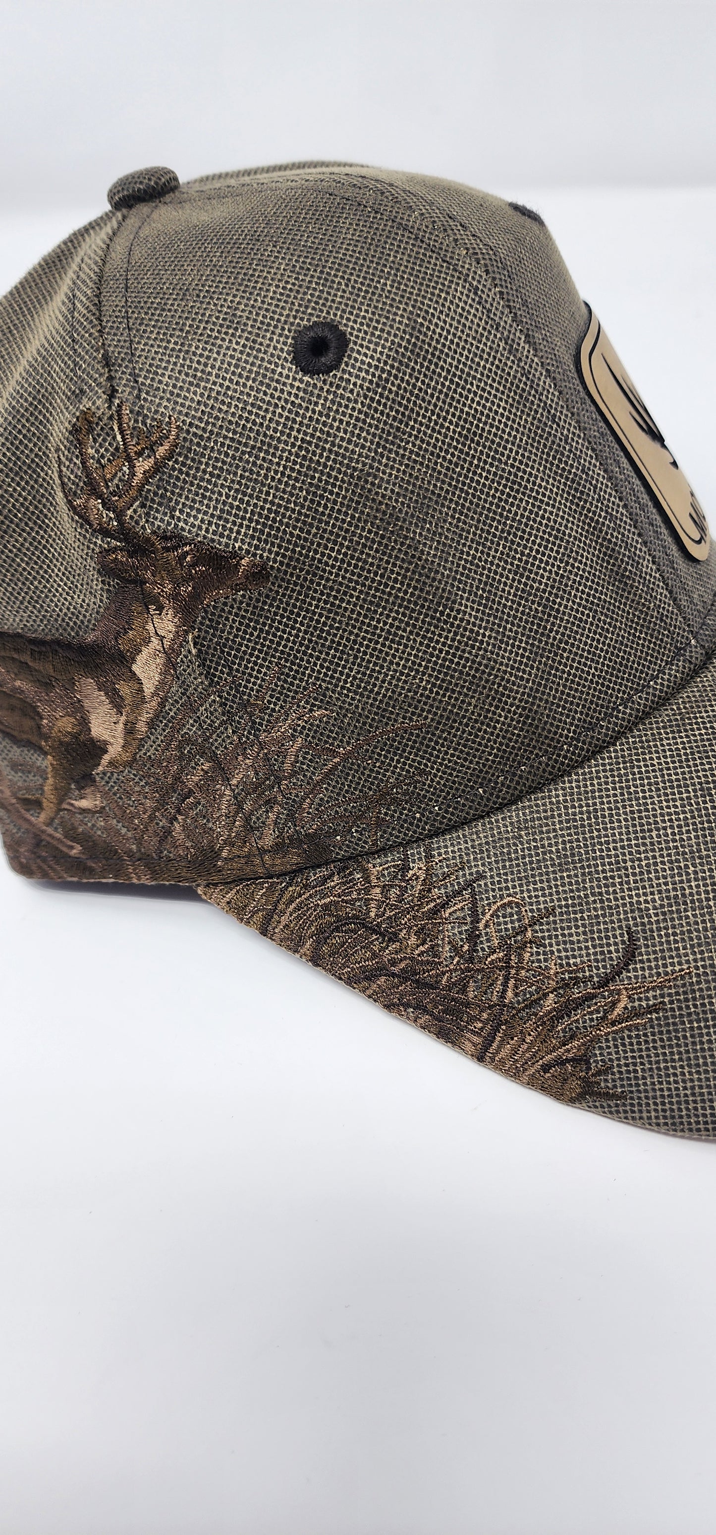 Montana Buck Laser Engraved Patch Snapback