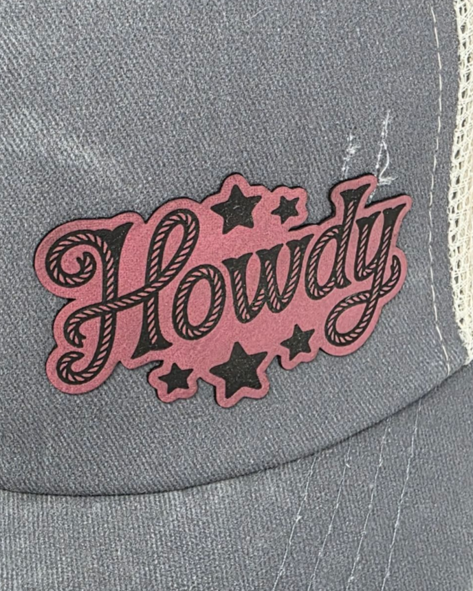 Howdy! Gray Distressed Ballcap - Nature’s Eleance Meets Rugged Style!
