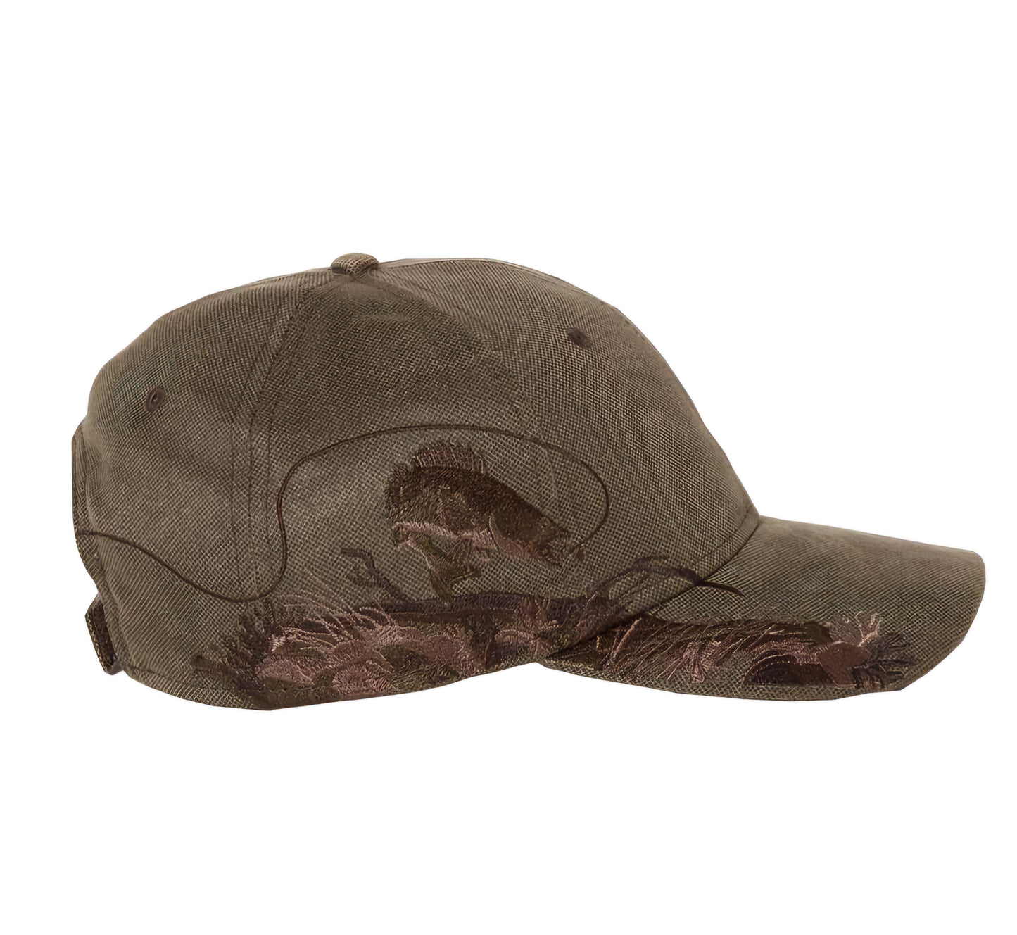 406 Walleye Fisherman Laser Engraved Patch Snapback