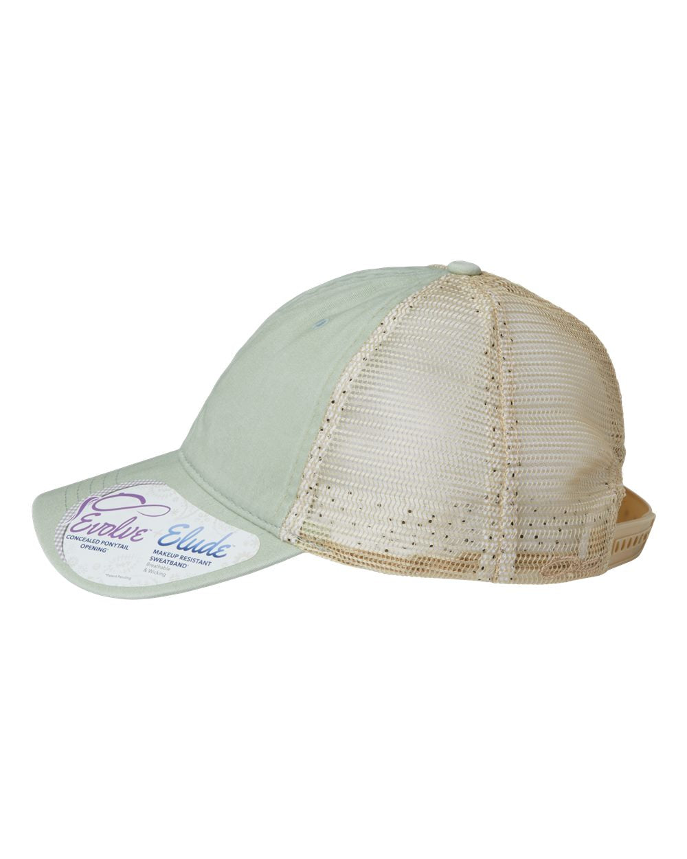 406 Infinity Her Women's Pigment Dyed Under Visor Polka Dots with Mesh Back Cap