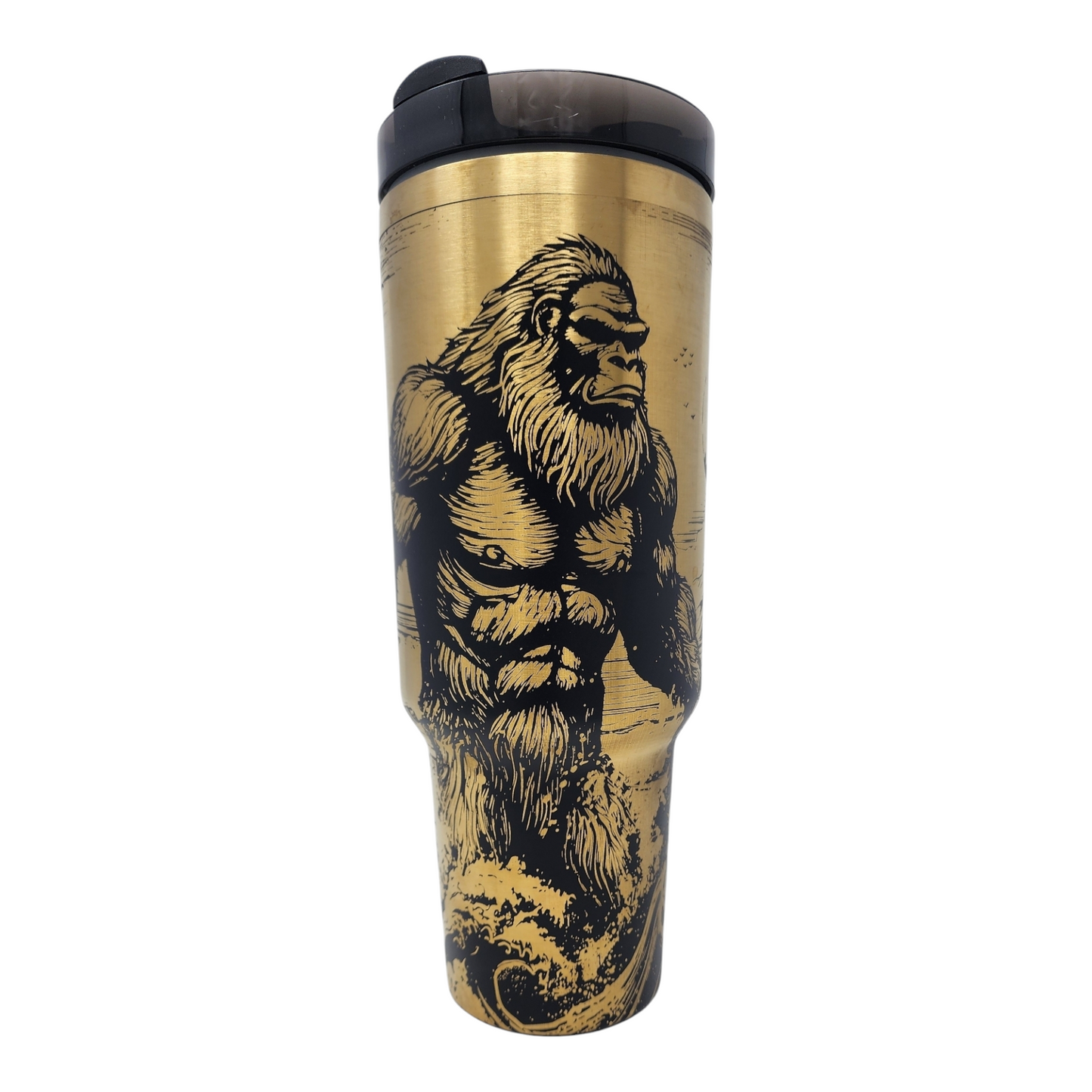 Bigfoot Laser Engraved 40 oz Tumbler Sasquatch Yeti