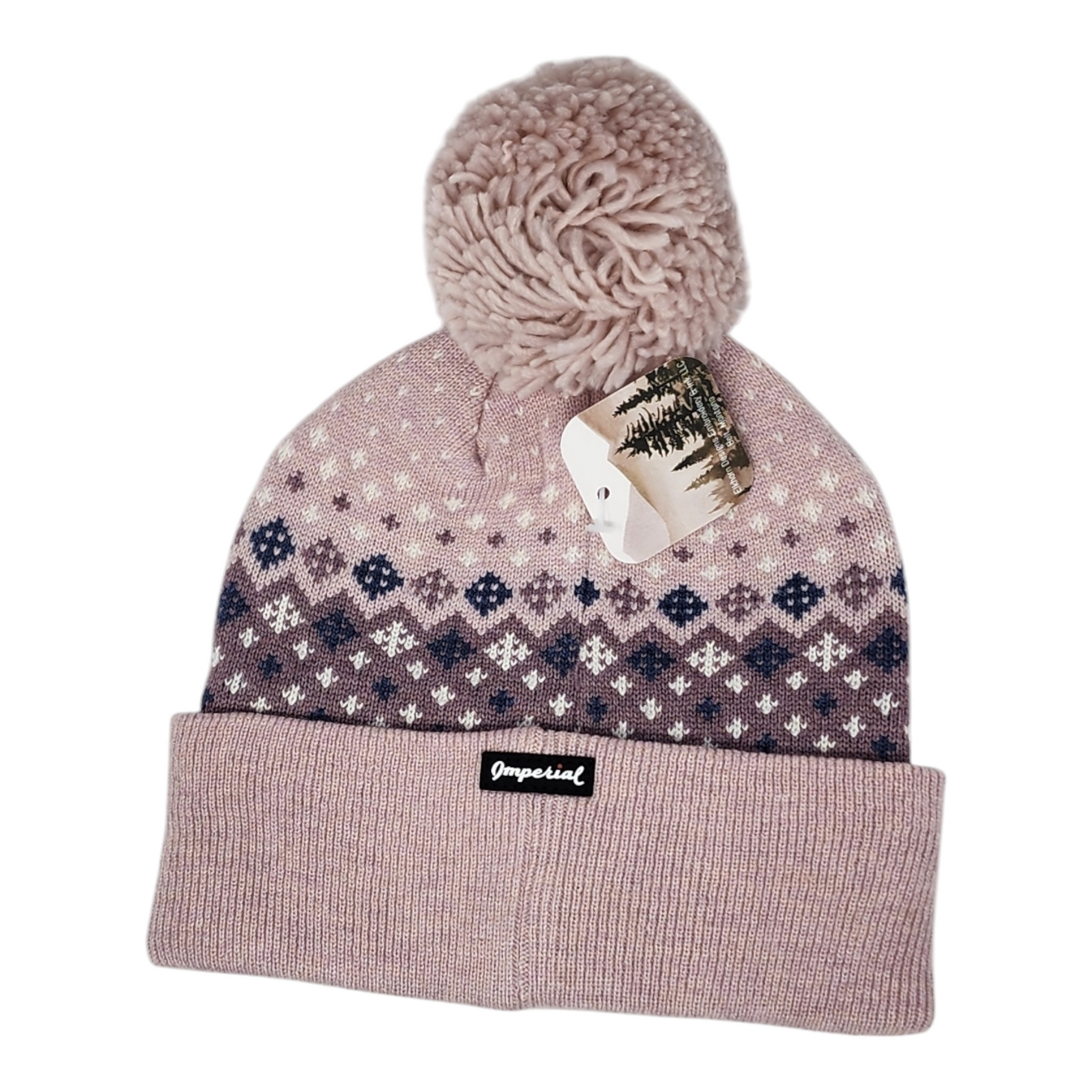 Montana Knit Beanie with Black and Gold Laser Engraved Patch | Unique Winter Hat | Gift for Mom, Dad, Sister, Brother, Friend