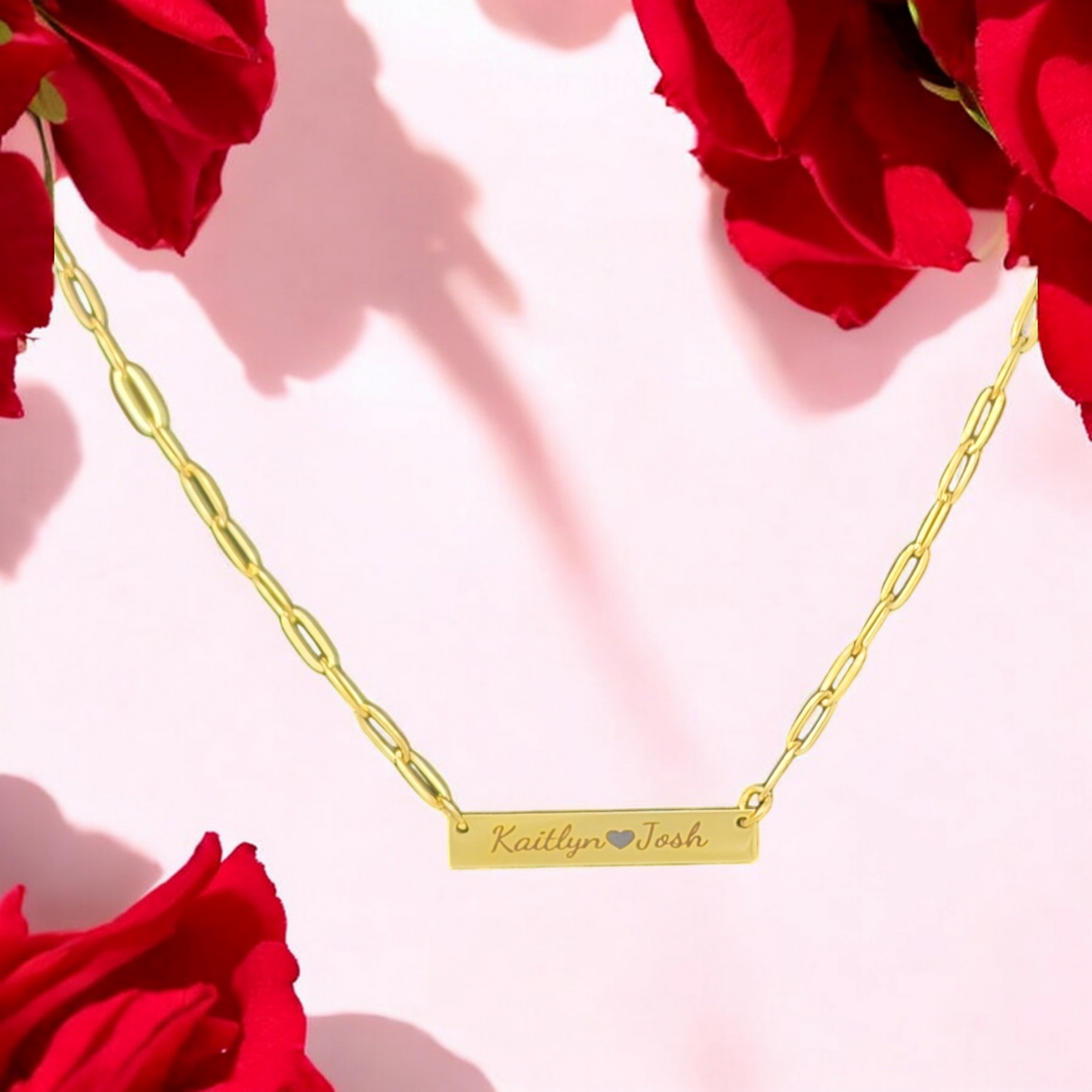 Personalized Horizontal Bar Necklace