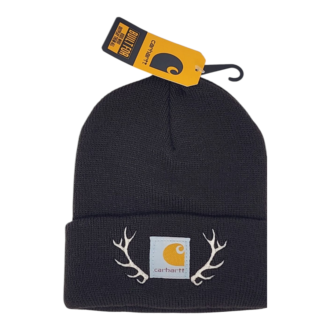 TODDLER/BABY Elk Antler beanie Embroidered Boy's Winter Hat Woodland Theme Outdoor Mountain Wildlife Child Hat Baby Boy Hat (Copy)