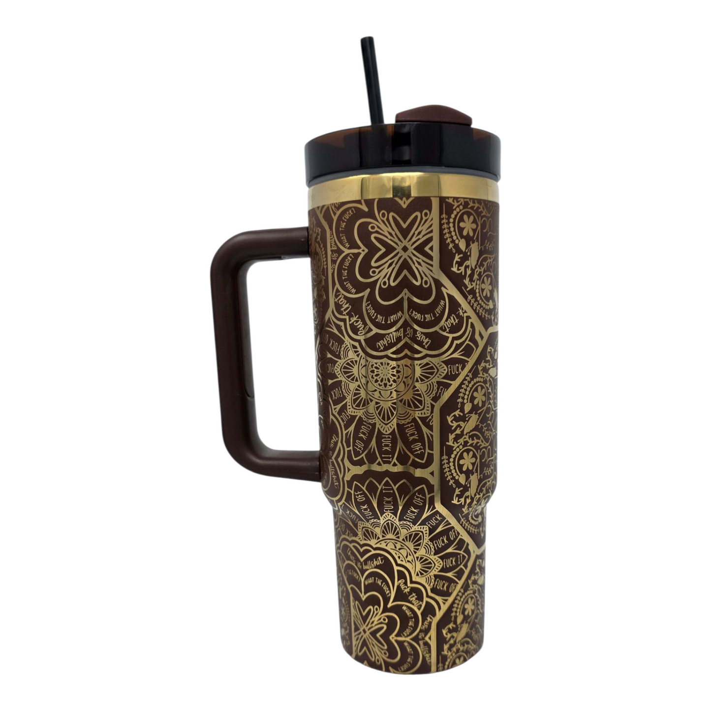 Nurse Cup Swear Mug Mandala Cuss Cup Divorce Gift Laser Engraved 30oz Tumbler Hidden Swear Words