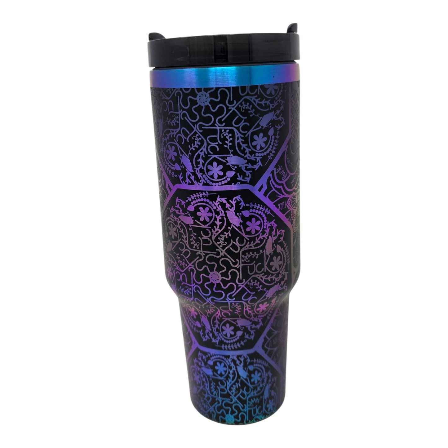 Nurse Cup Swear Mug Mandala Cuss Cup Divorce Gift Laser Engraved 40oz Tumbler Hidden Swear Words Funny Birthday Gift