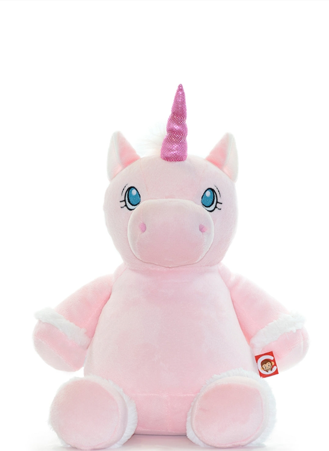 Pink Unicorn - Personalized Embroidered Message
