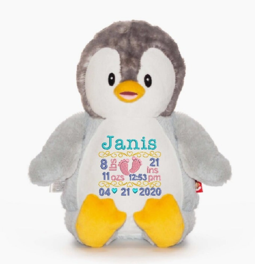Penguin - Personalized Embroidered Message