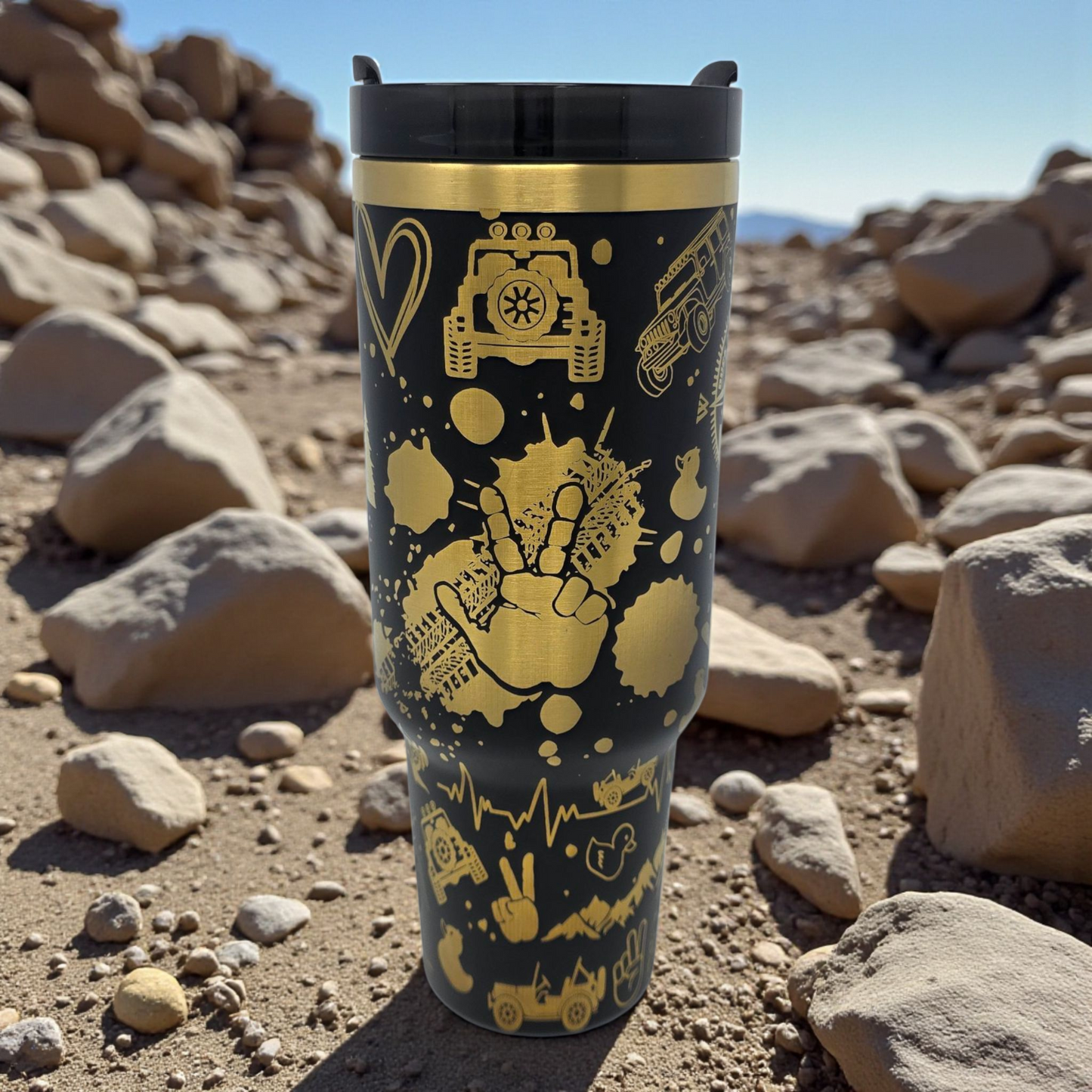 Jeep Lover's Stainless Steel 40 oz Insulated Tumbler