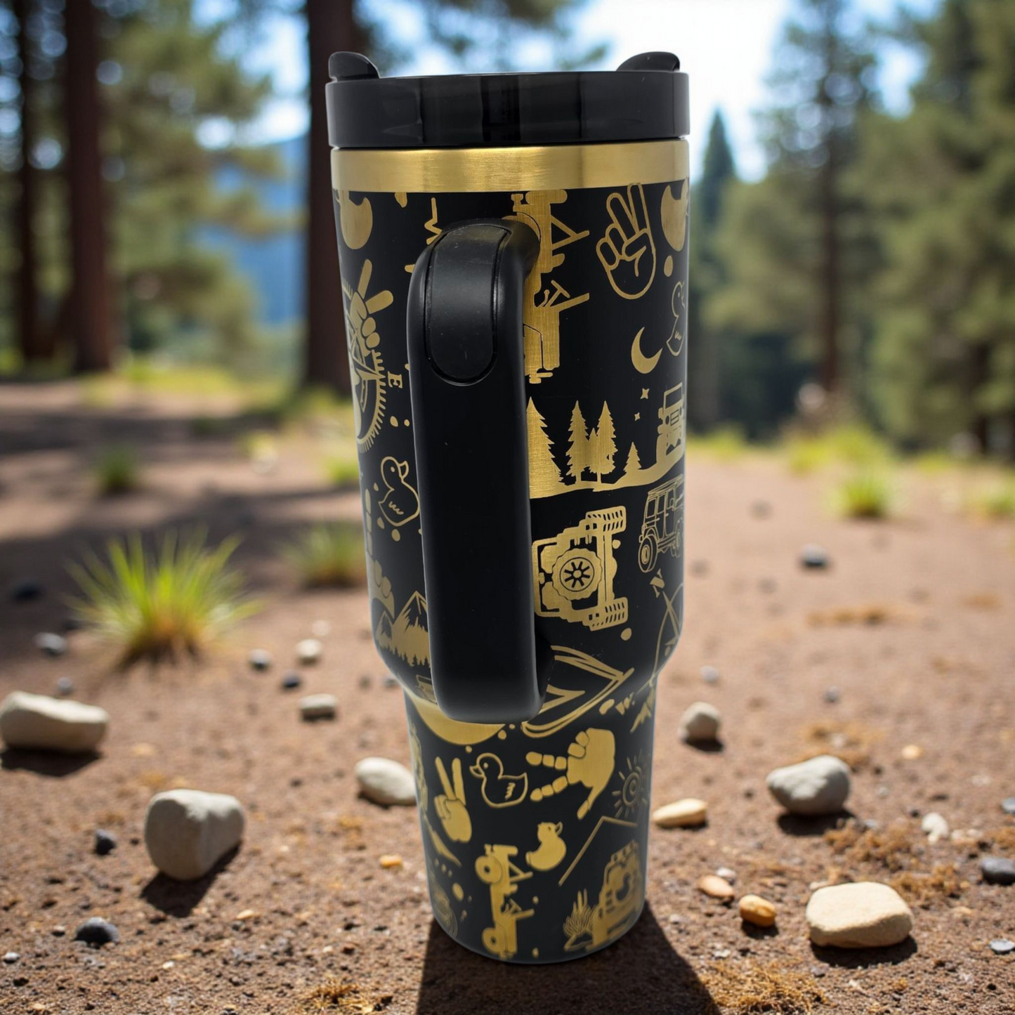 Jeep Lover's Stainless Steel 40 oz Insulated Tumbler