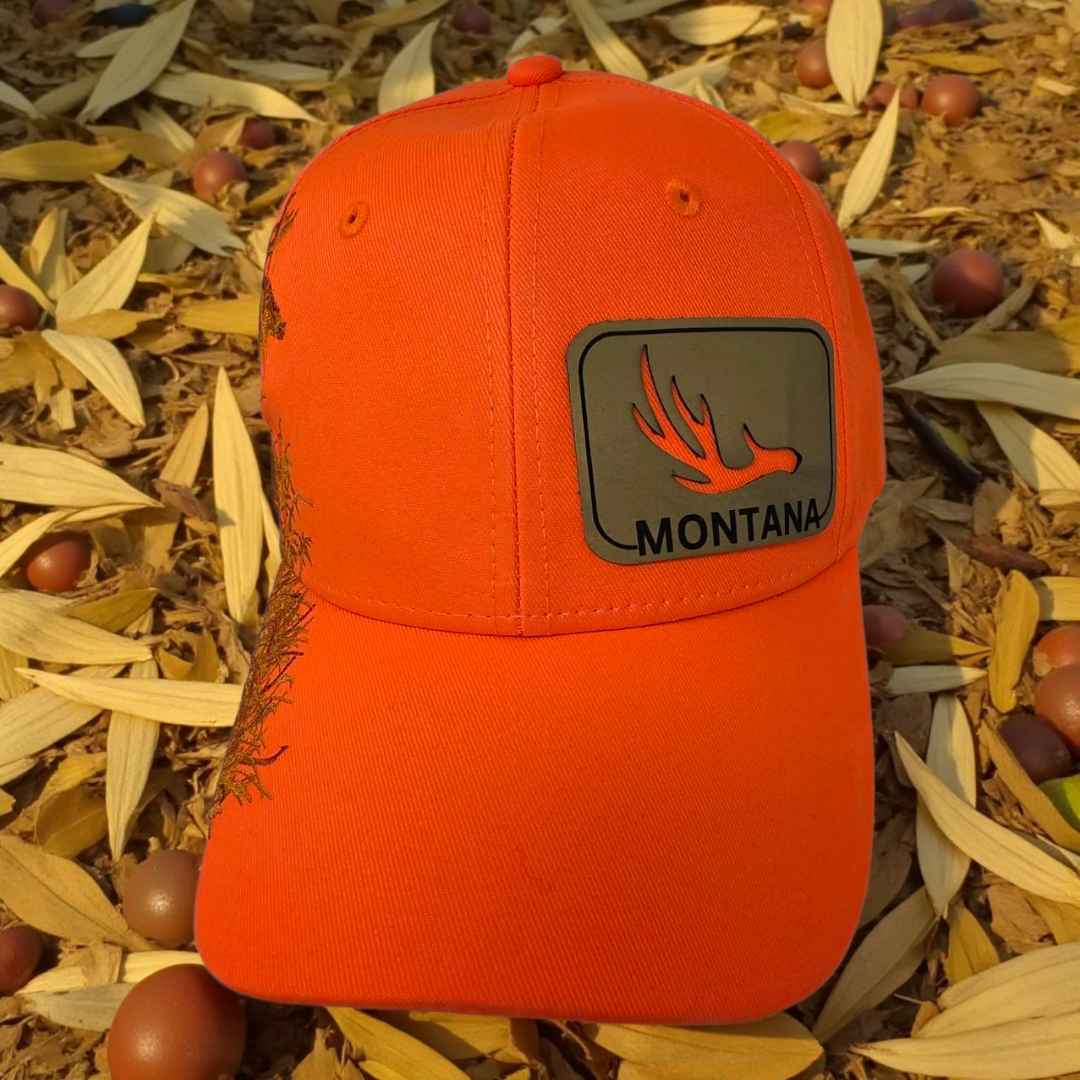 Dri Duck Montana Trucker Hat - Embroidered Buck & Laser-Engraved Antler Patch