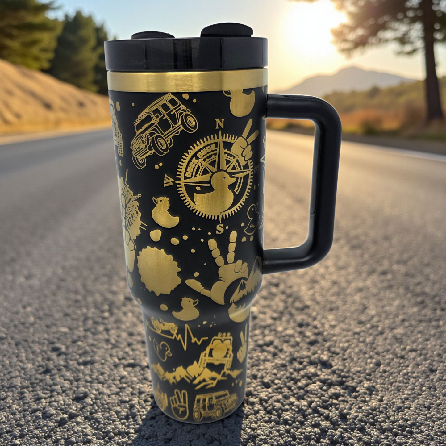 Jeep Lover's Stainless Steel 40 oz Insulated Tumbler