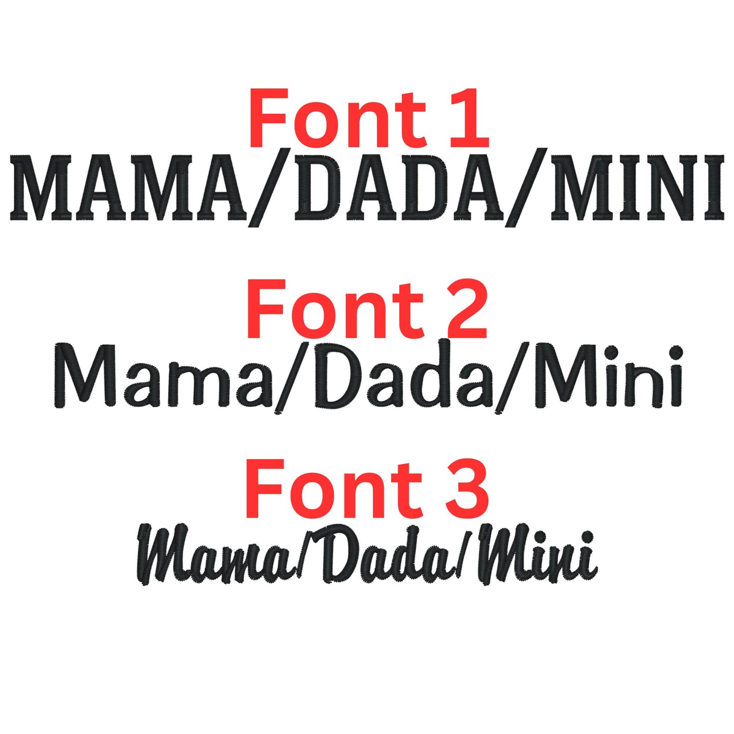 Mama/Dada/Mini Matching Red Buffalo Plaid Beanies | Personalized Embroidery | Unique gift | Mom | Dad | Son | Daughter