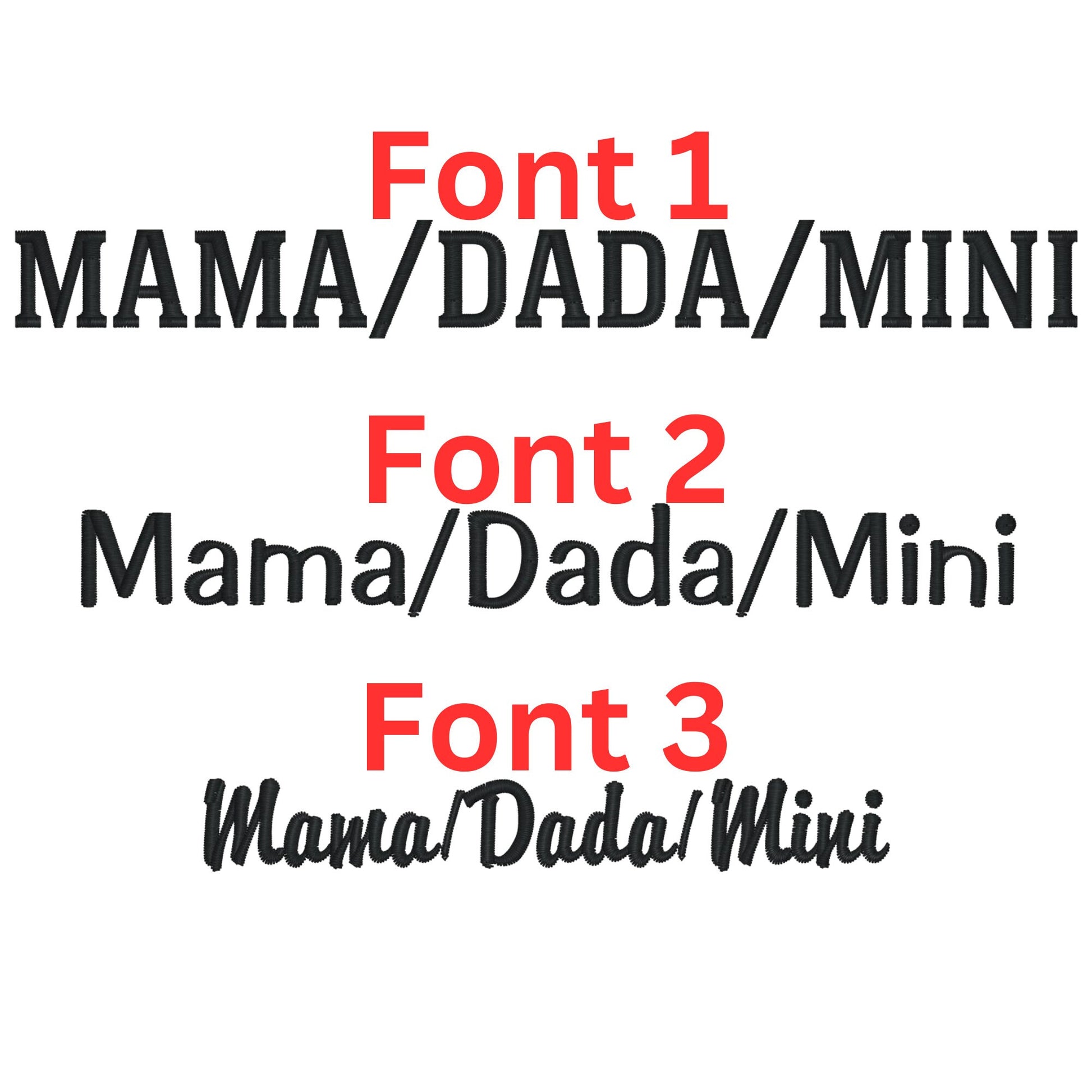 Mama/Dada/Mini Matching Red Buffalo Plaid Beanies | Personalized Embroidery | Unique gift | Mom | Dad | Son | Daughter