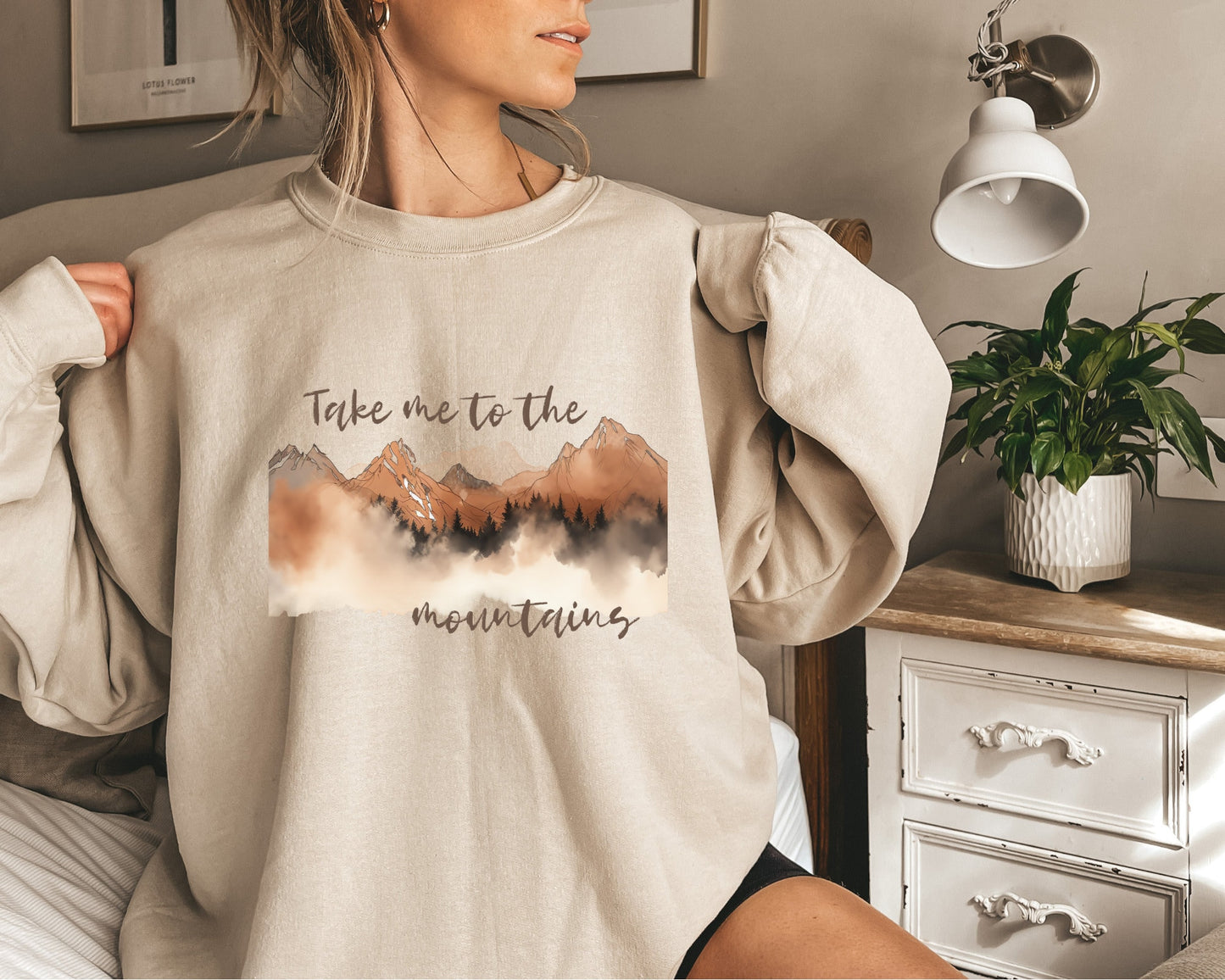 Take Me To The Mountains Crewneck Sweatshirt | Unisex |