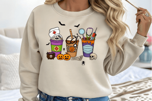 Nurse Coffee Lover Crewneck Sweatshirt