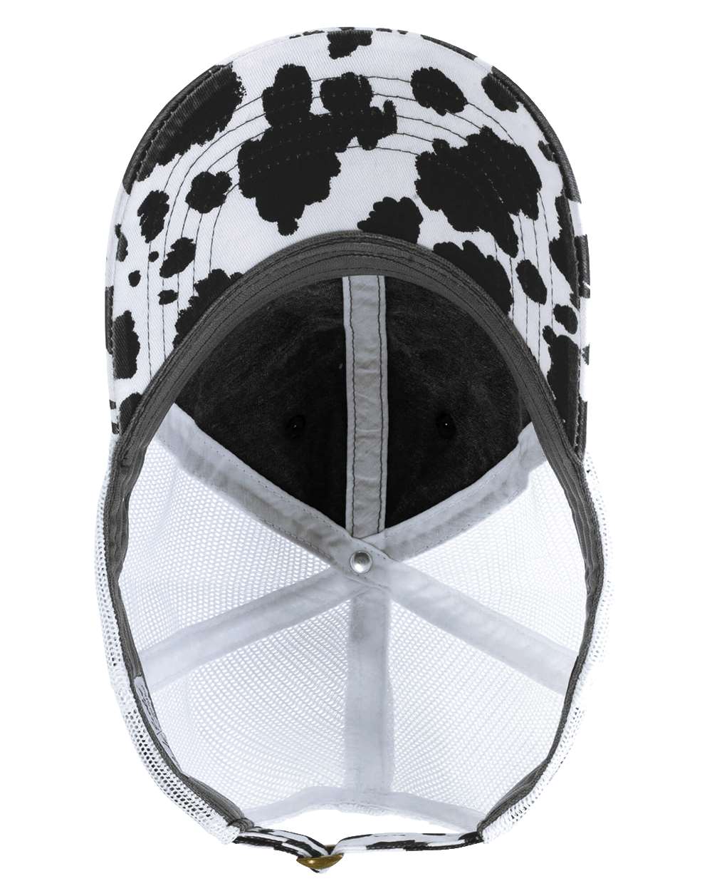 Montana Born & Bred Infinity Her Women's Cow Printed Visor with Mesh Back Cap