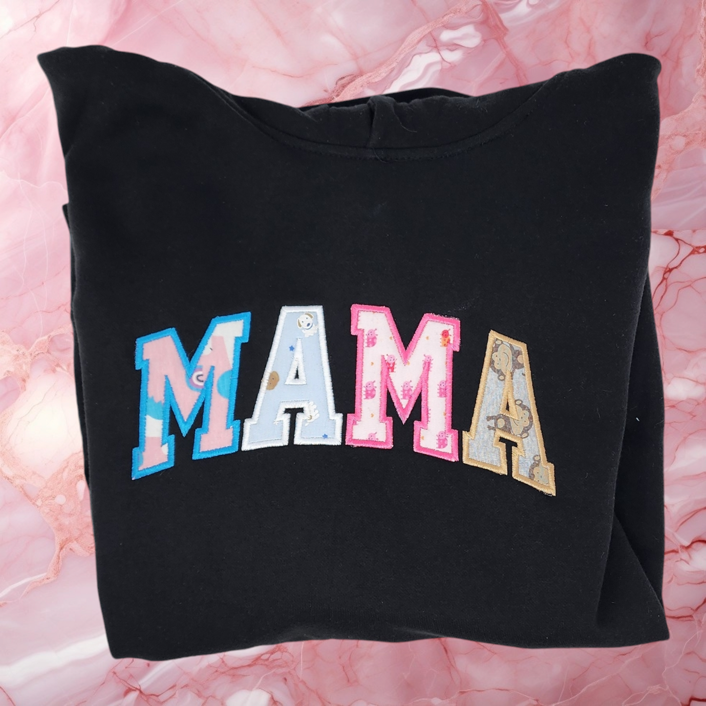 MAMA Keepsake Sweatshirt with Baby Clothes