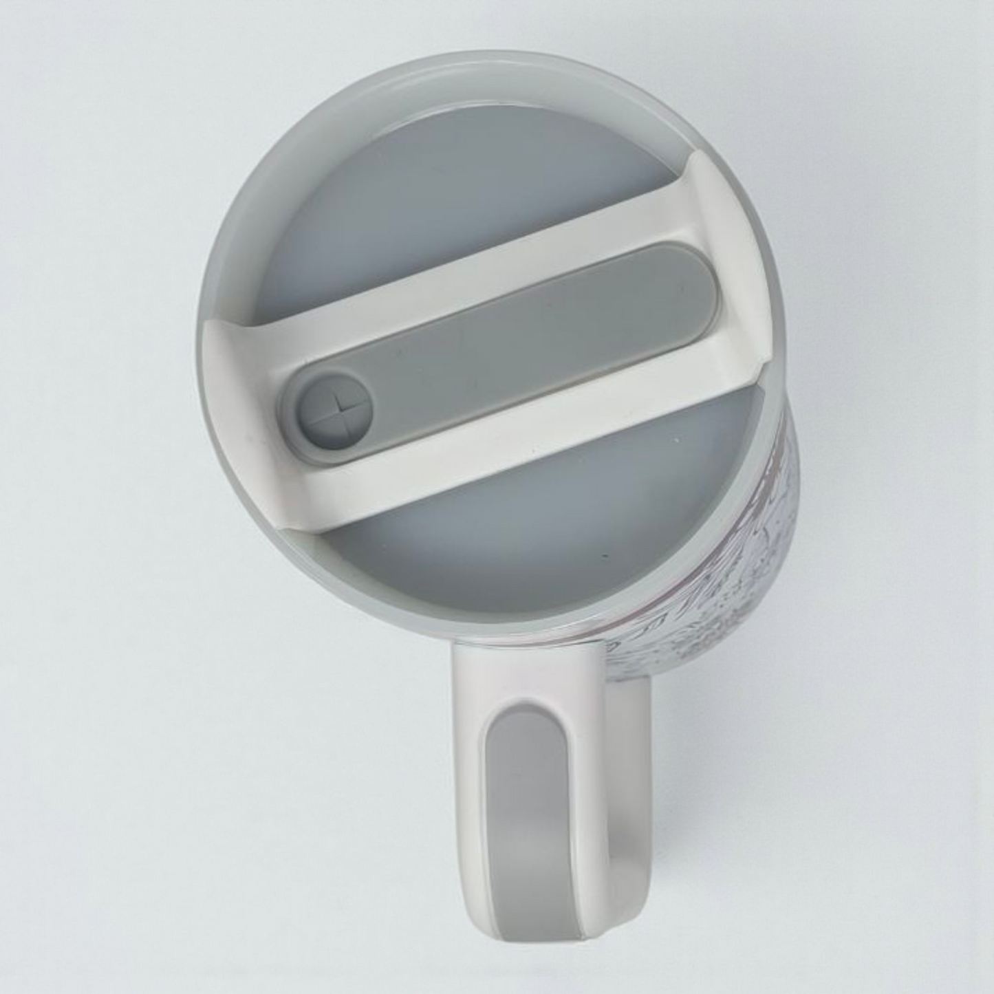 40oz Laser Engraved White Tumbler – Gold Underlay Chicken Design | “F-Caw-F” Farmhouse Humor Cup