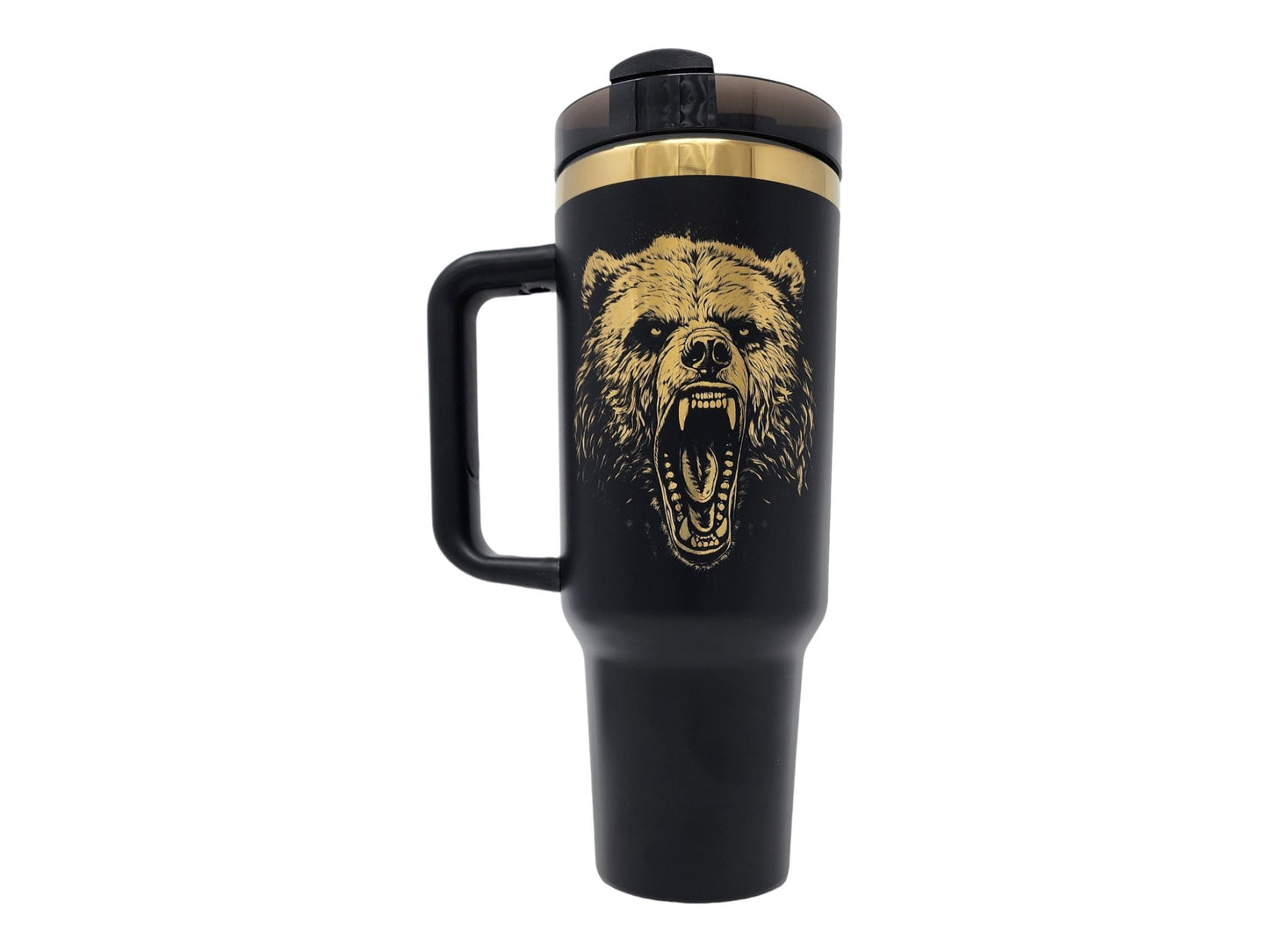 Custom Father's Day Gift Laser Engraved 40oz Tumbler Grizzley Husband Grandpa Gift for Dad Unique Gift Father's Day Gift Personalized