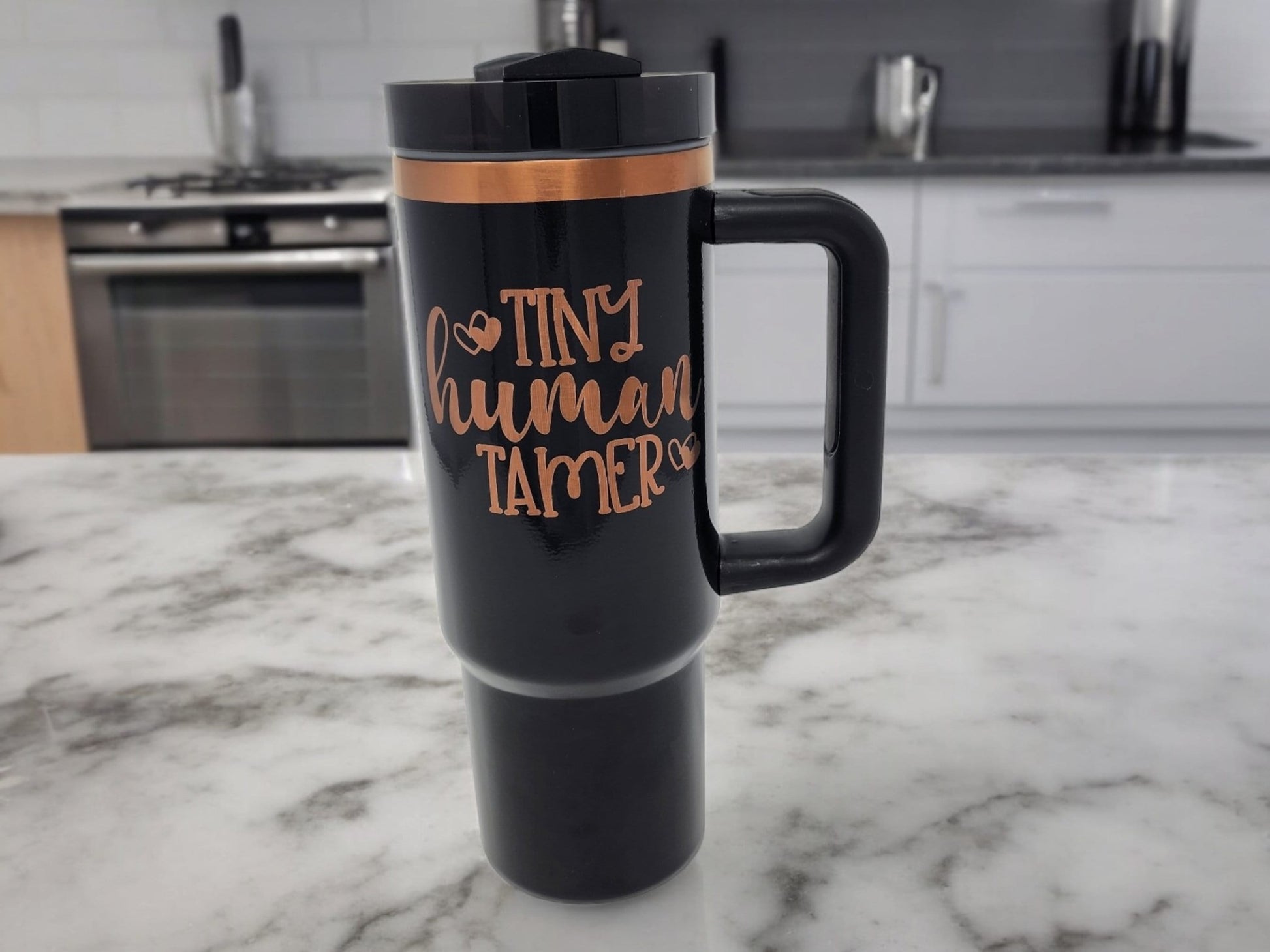 Custom PRESCHOOL Teacher or DAYCARE Provider Gift Laser Engraved 30oz Tumbler Personalized Childcare Tiny Human Tamer