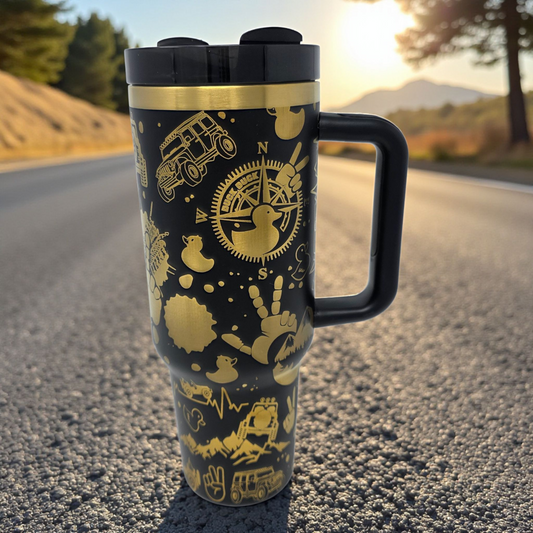 Jeep Lover's Stainless Steel 40 oz Insulated Tumbler